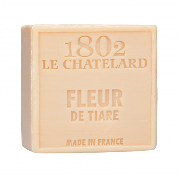 Le Chatelard 1802 - Savon carré sans huile de palme - Fleur de tiaré - 100 g