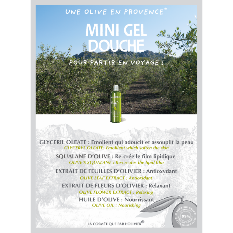 Une Olive en Provence - Gel douche Ă l'huile d'olive