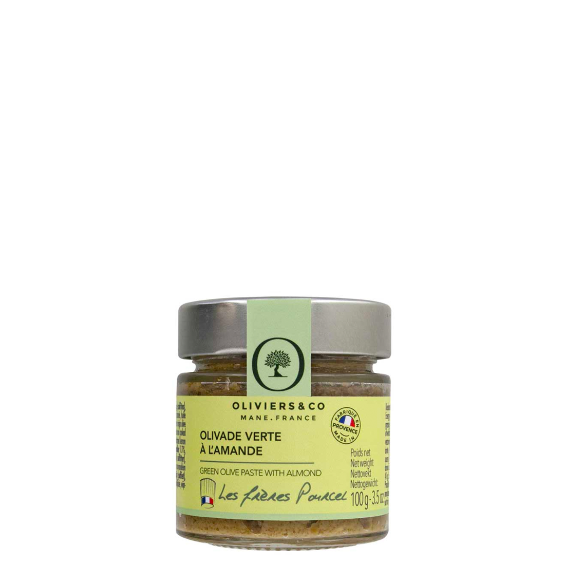 Olivade verte & amande - Recette des chefs Pourcel - 100 g