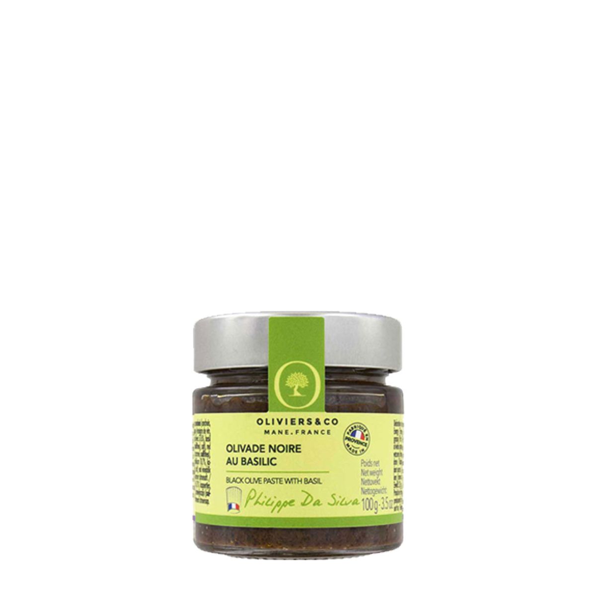 Olivade noire & basilic - Chef Da Silva - 100 g