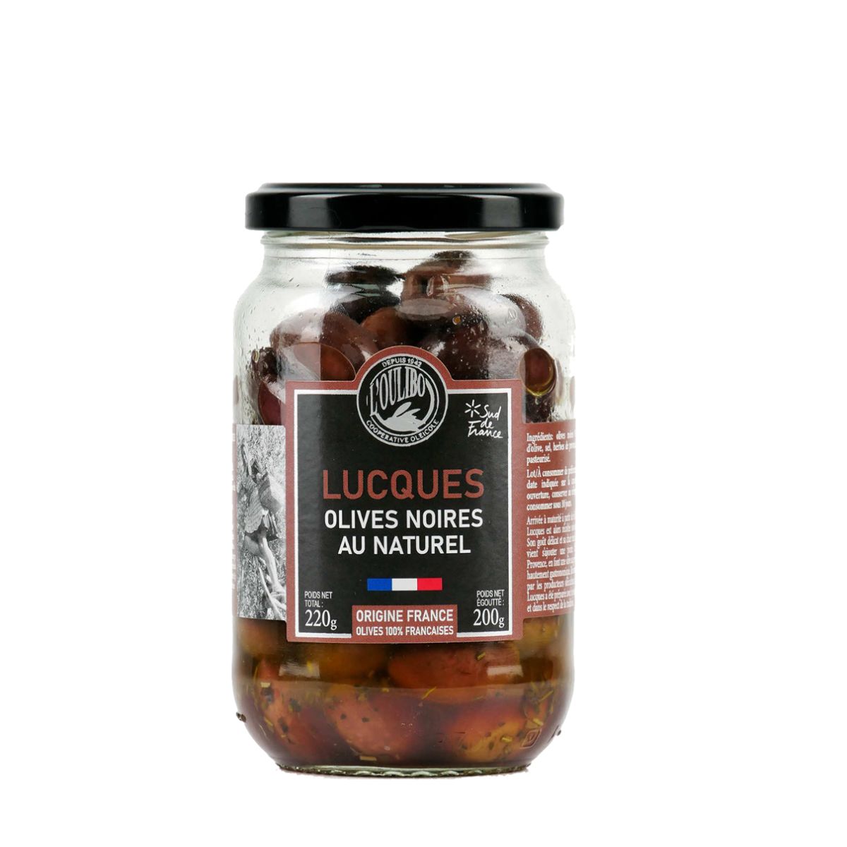 Olives noires Lucques - 200 g