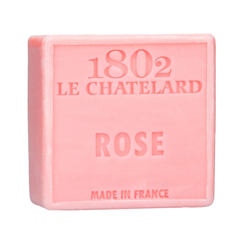 Le Chatelard 1802 - Savon carré sans huile de palme - Rose - 100 g