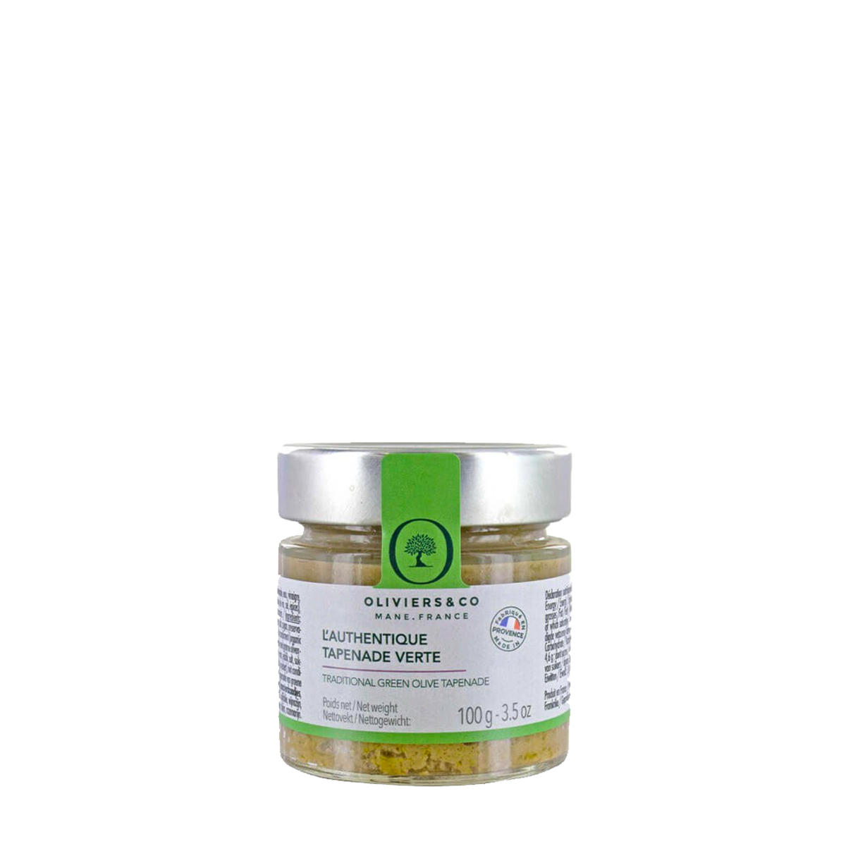 Tapenade d'olives vertes - 100 g
