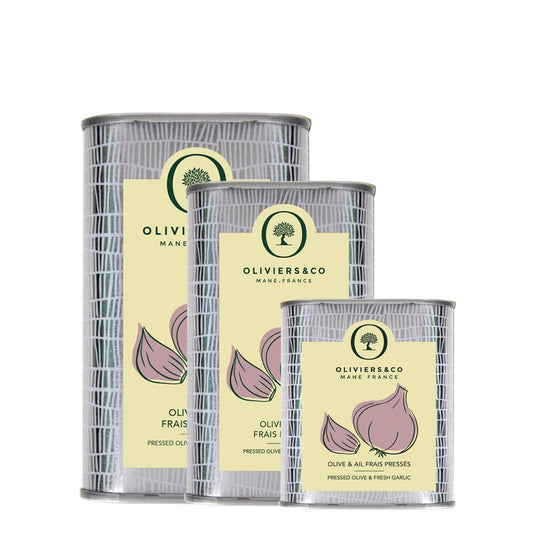 Huile d'olive & ail frais pressé