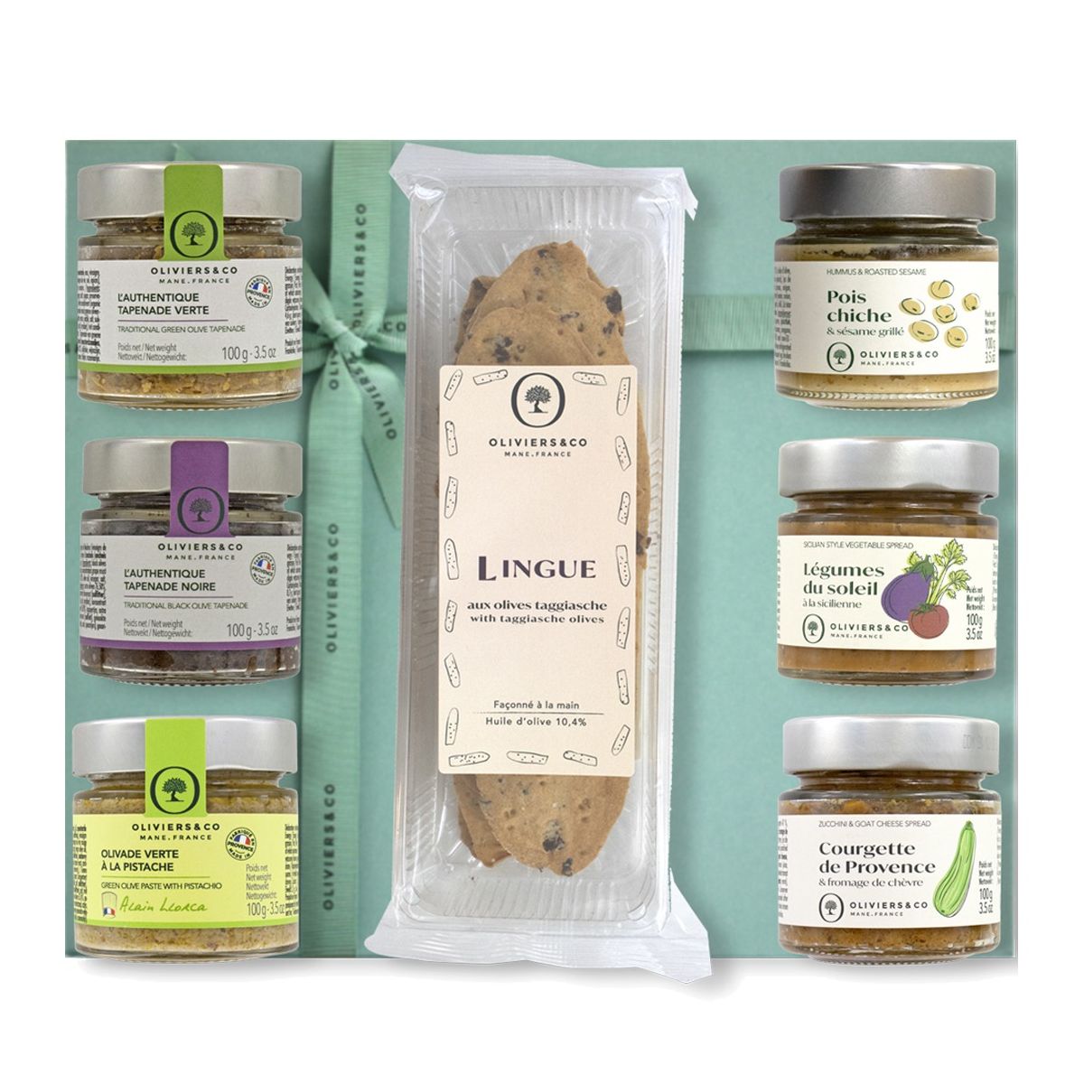 Coffret - Apéro sous l'olivier - 700 g