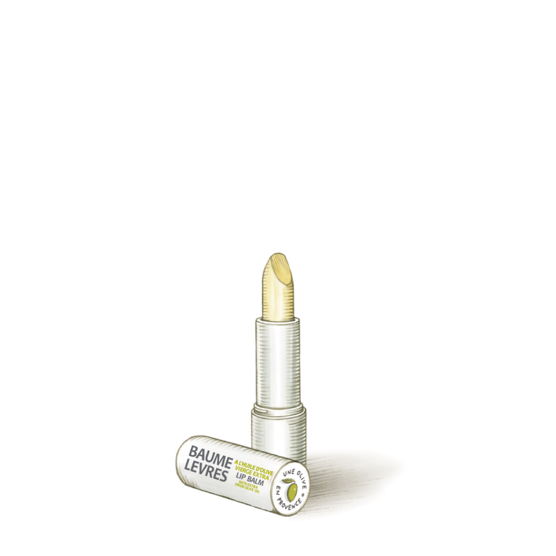 Baume pour les lèvres à l'huile d'olive -