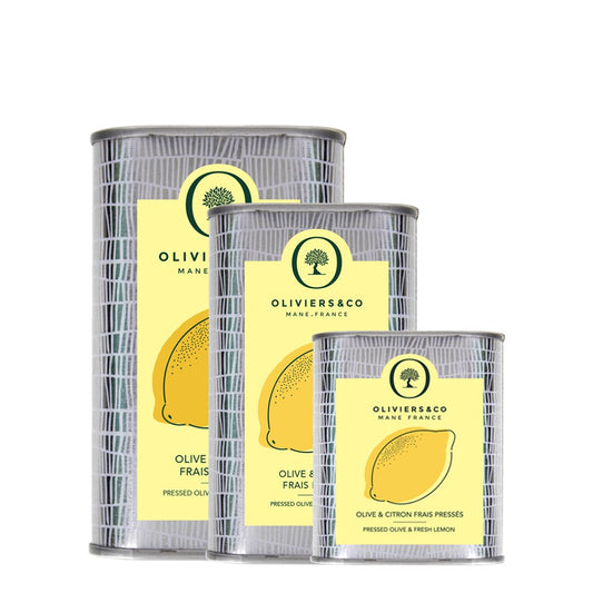 Huile d'olive & citron frais pressé - Contenance au choix