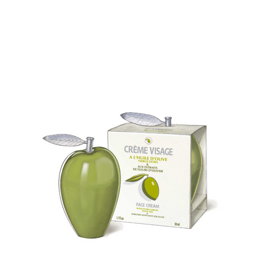 Une Olive en Provence - Crème visage à l'huile d'olive - 50 ml