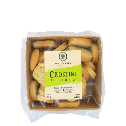 Mini crostini à l'huile d'olive 8% - 80 g