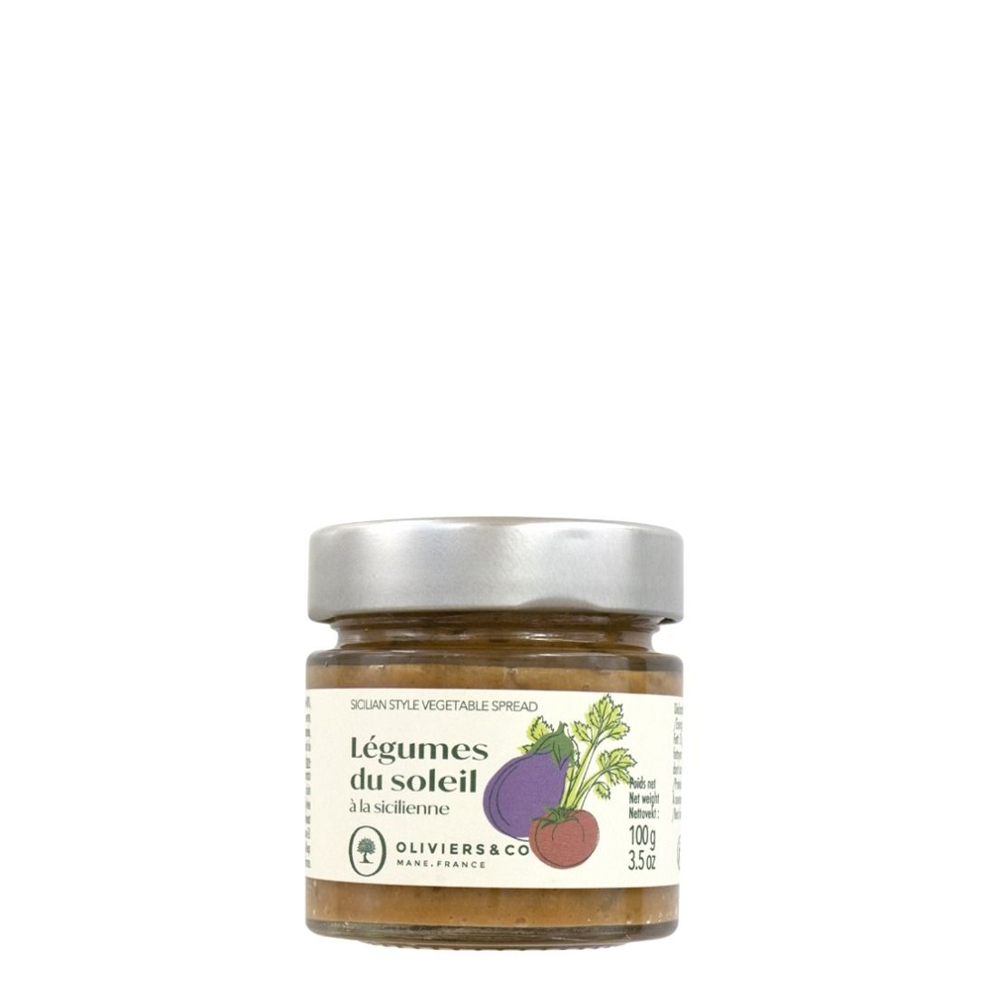 Tartinable légumes du soleil - A la sicilienne - 100 g
