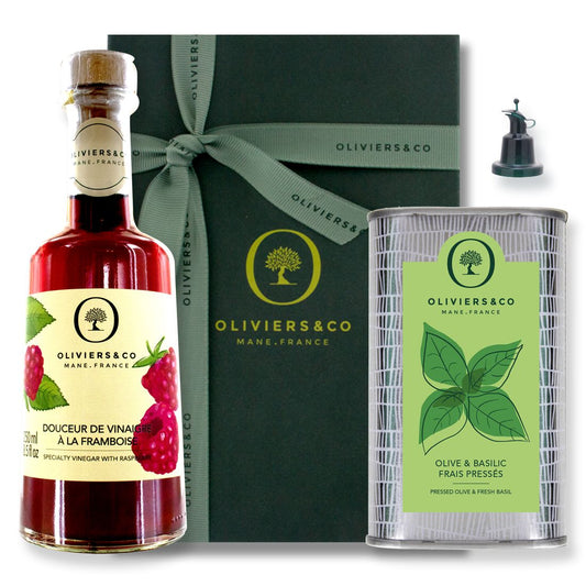 Coffret méli mélo - Basilic & framboise - 500 ml