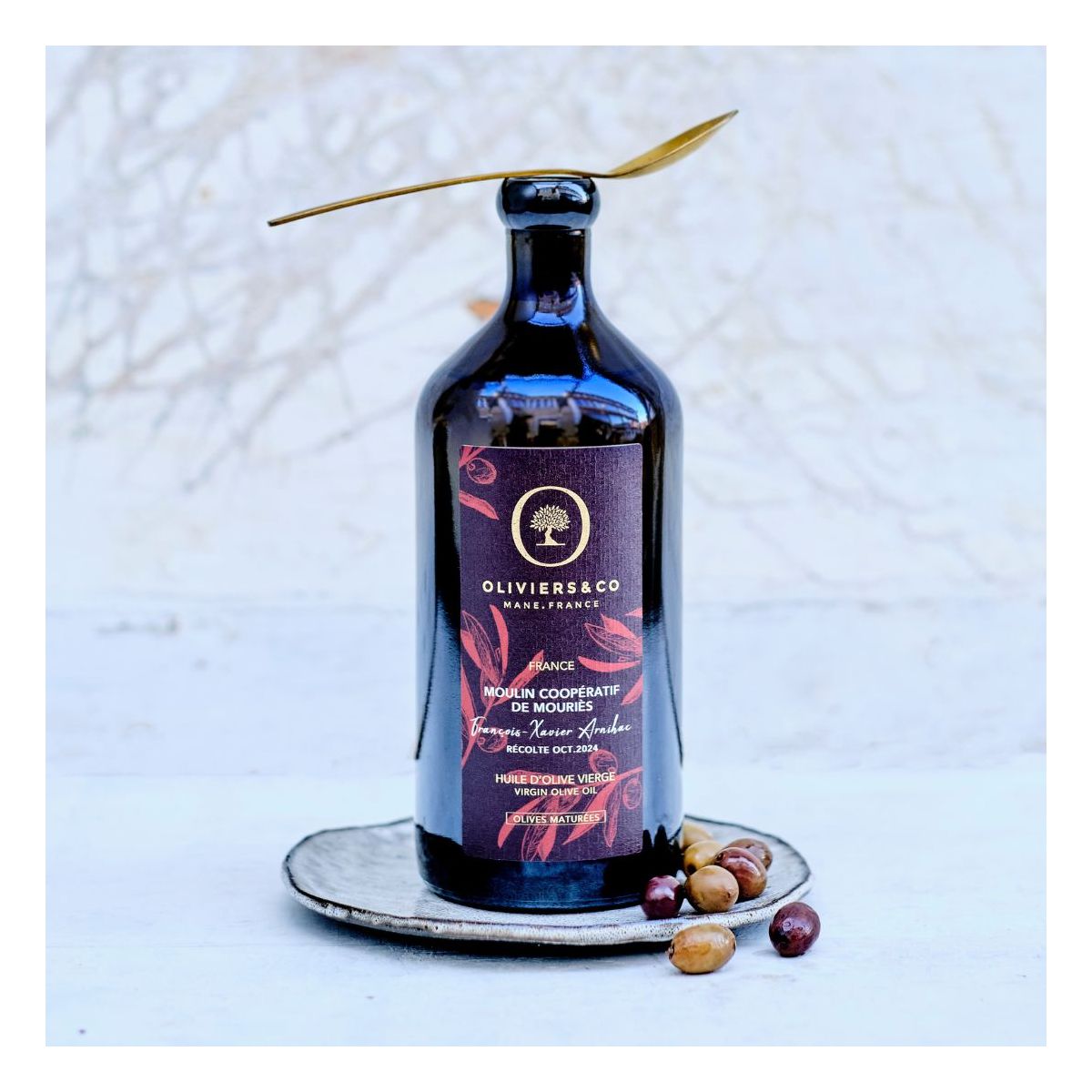 Huile d'olive Moulin de Mouries - AOP Baux-de-Provence - France - 500 ml