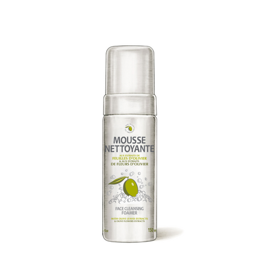 Une Olive en Provence - Mousse nettoyante visage à l'huile d'olive - 150 ml