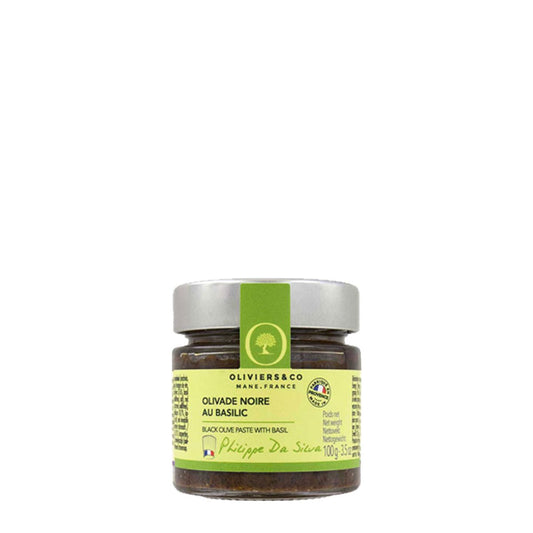 Olivade noire & basilic - Chef Da Silva - 100 g
