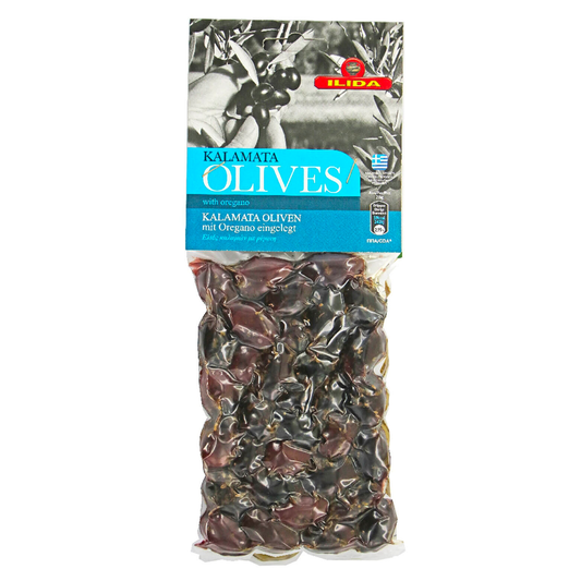 Olives noires Kalamata - A l'origan - 150 g