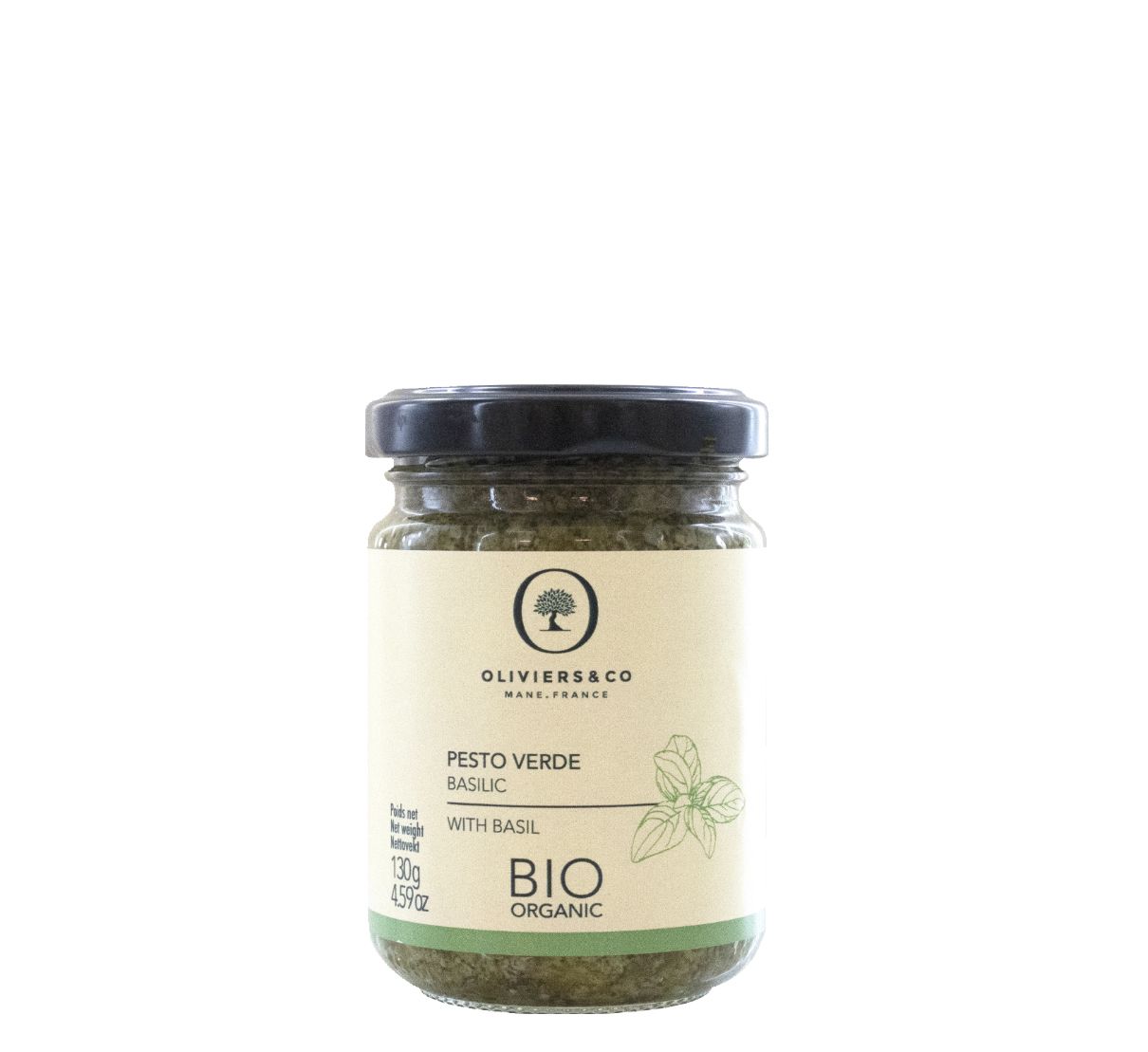 Pesto verde bio - Basilic - 130 g