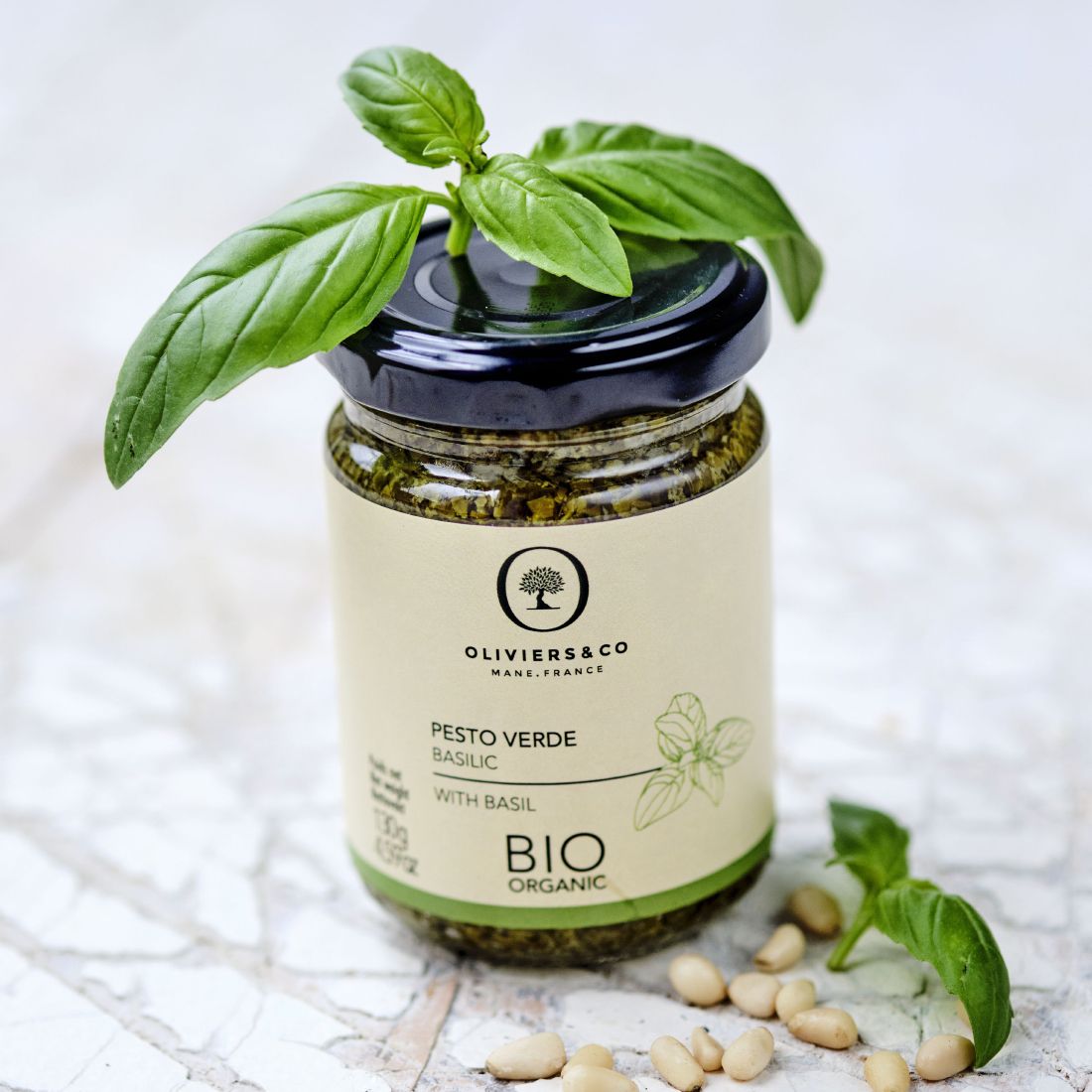 Pesto verde bio - Basilic - 130 g