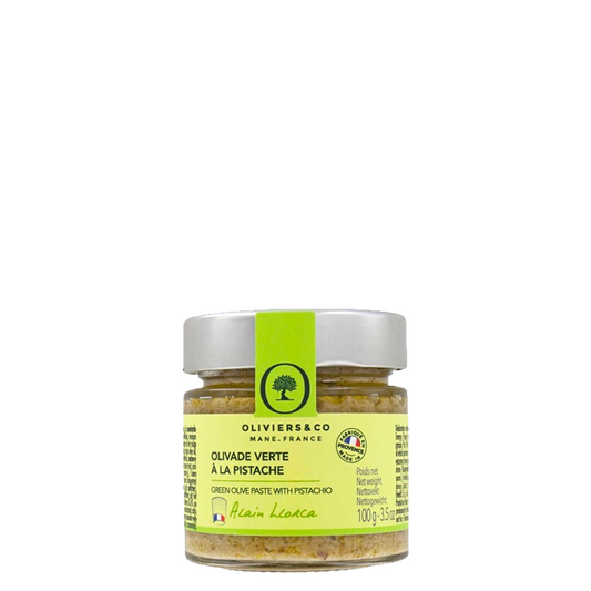 Olivade verte & pistache - Recette du Chef Llorca - 100 g