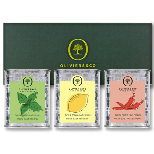 Coffret trio saveurs authentiques - Basilic citron & piment - 300 ml