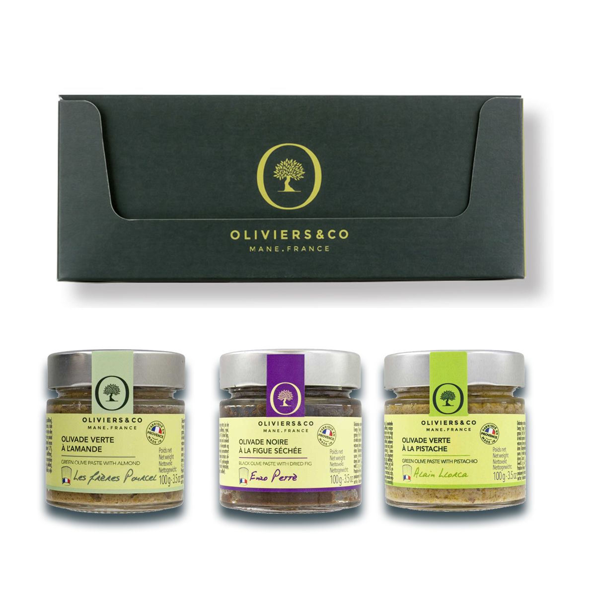 Coffret trio olivades - Saveurs d'automne - 300 g