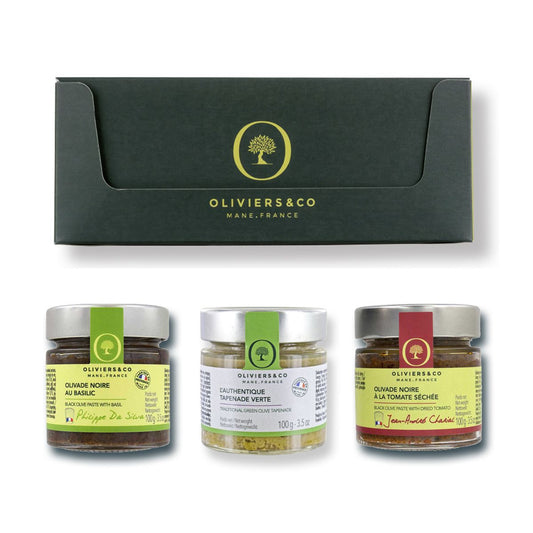 Coffret trio olivades - Saveurs d'été - 300 g