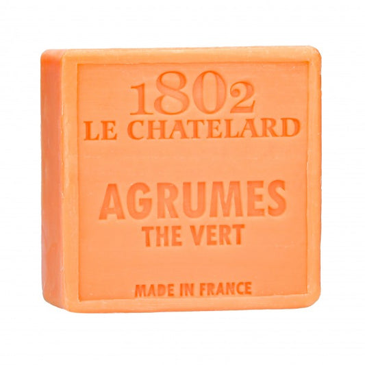 Le Chatelard 1802 - Savon carré sans huile de palme - Agrumes thé vert - 100 g