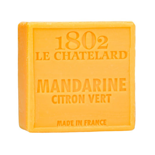 Le Chatelard 1802 - Savon carré sans huile de palme - Mandarine & citron vert - 100 g