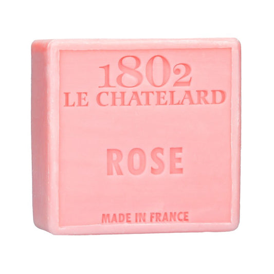 Le Chatelard 1802 - Savon carré sans huile de palme - Rose - 100 g