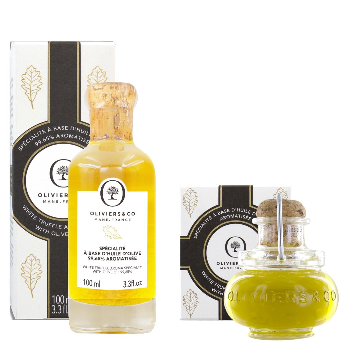 Huile d'olive vierge extra (99,65%) & truffe blanche