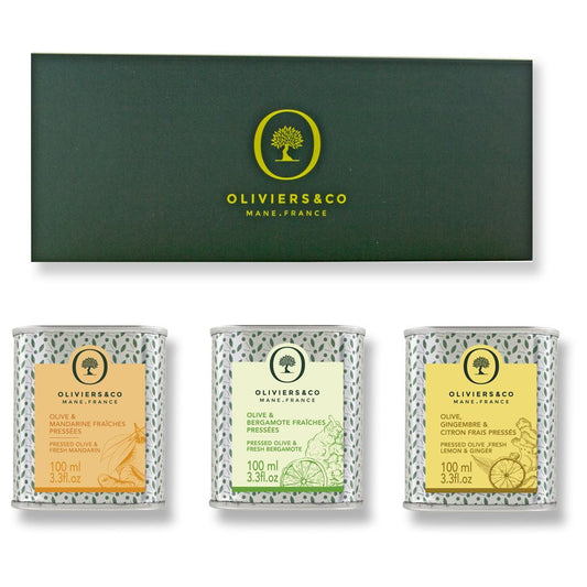Coffret découverte - Trio d'huile d'olive agrumes - 300 ml