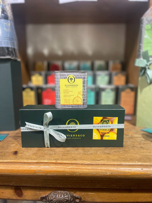 Coffret trio huile d'olive - Basilic citron & ail - 300 ml
