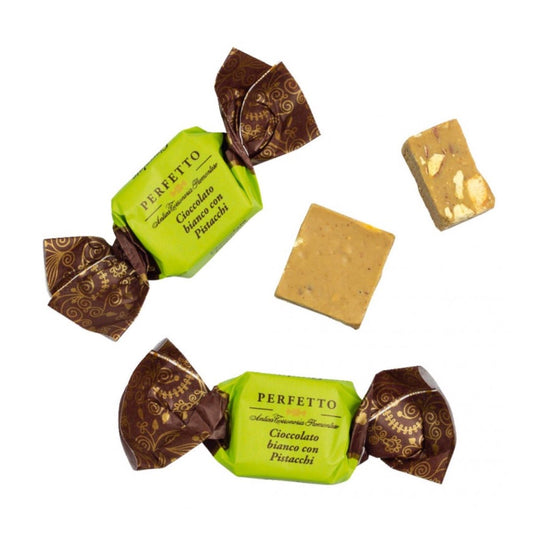 Assortiment de truffes - Chocolat blanc & noisettes du Piémont - 150 g