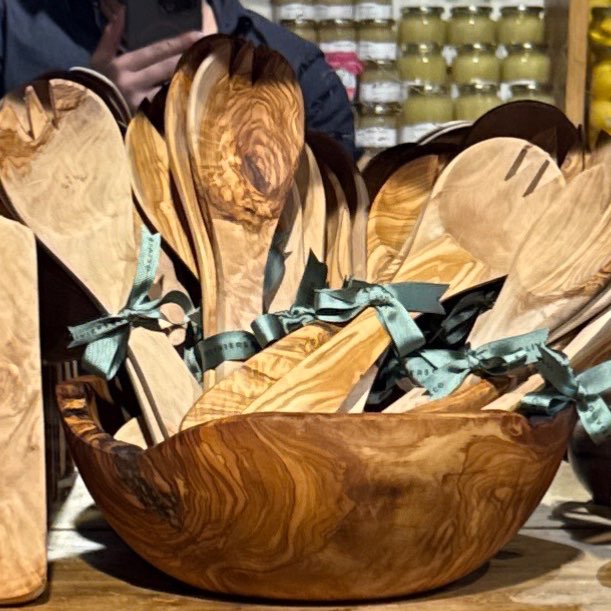 Couverts à salade - Bois d'olivier