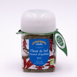 Provence d'Antan - Fleur de sel au piment d'Espelette AOP bio - 70 g