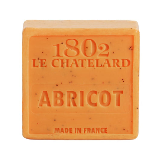 Le Chatelard 1802 - Savon carré sans huile de palme exfoliant - Abricot - 100 g